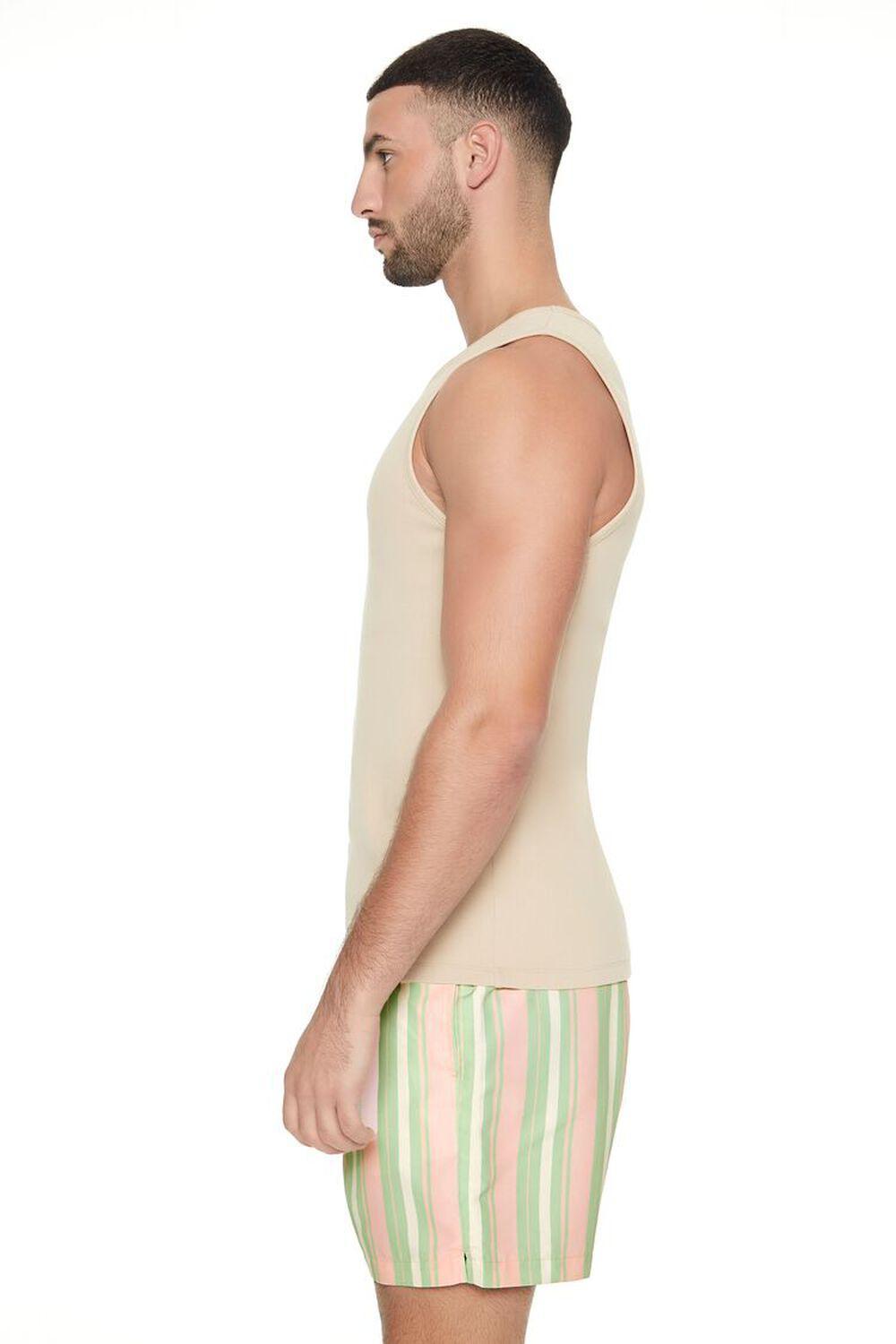 Striped Drawstring Swim Trunks | Forever 21 Product Image