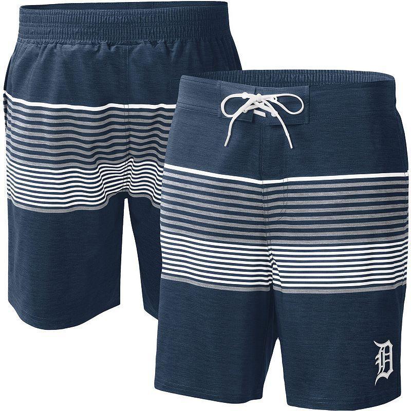 Mens G-iii Sports by Carl Banks Navy Detroit Tigers Coastline Volley Swim Shorts Product Image