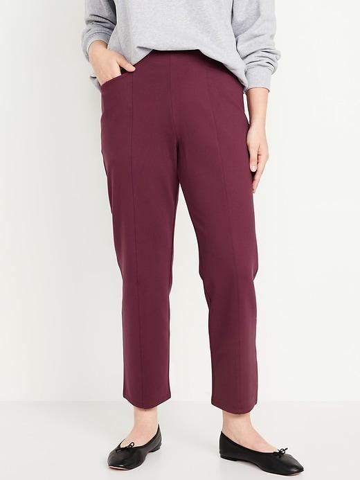 Extra High-Waisted Stevie Straight Pants Product Image