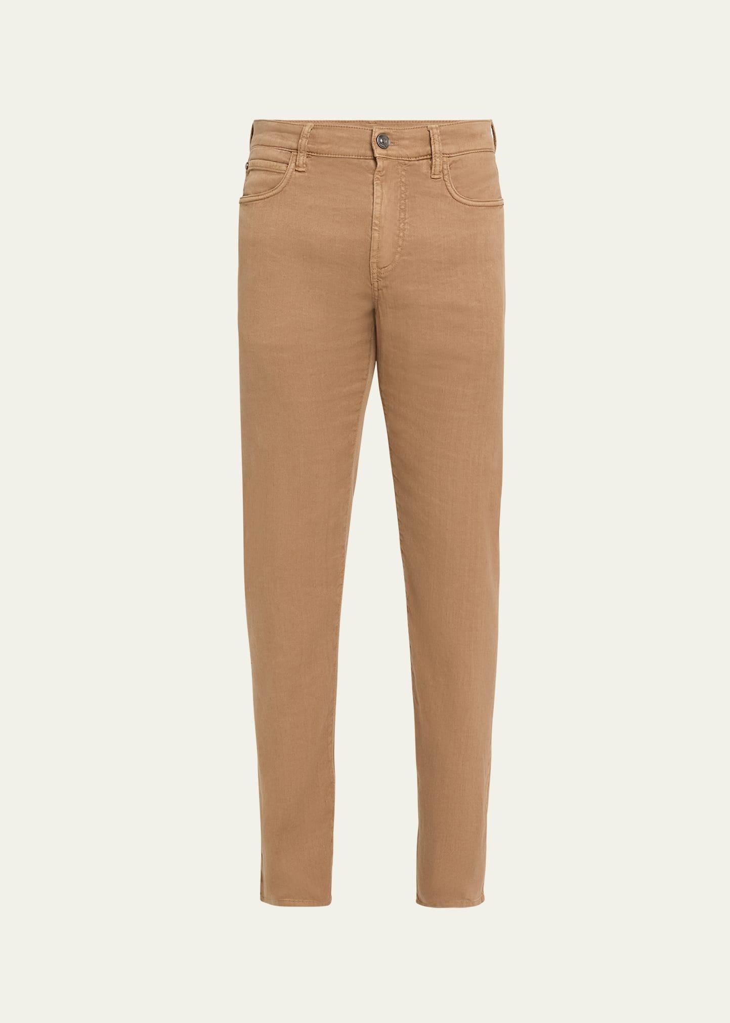 Mens Quarona Linen-Cotton 5-Pocket Pants Product Image