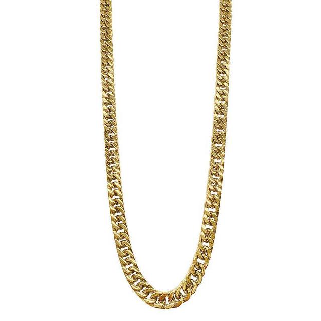 Adornia Stainless Steel Chain Necklace, Mens, Gold Tone Product Image