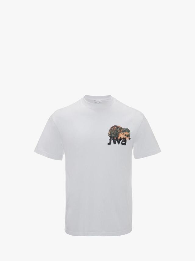 JWA LOGO HEDGEHOG T-SHIRT in white | JW Anderson US  Product Image