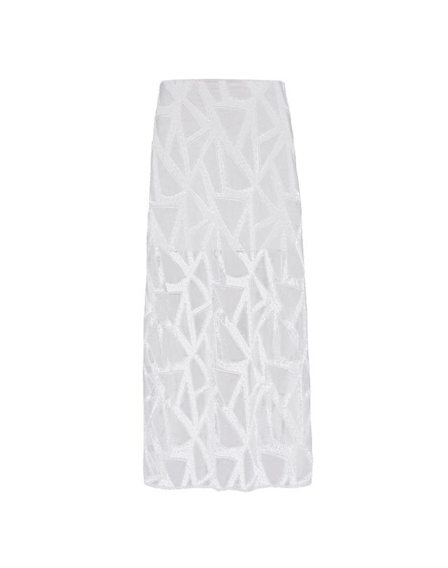 Juli Long Skirt - Off White Product Image