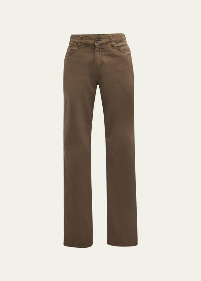 Mens Stretch Gabardine Slim 5-Pocket Pants Product Image