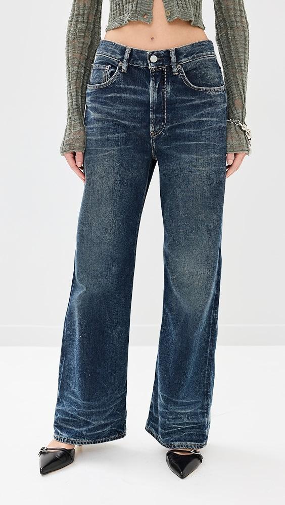 Acne Studios Broadway Denim Jeans | Shopbop Product Image