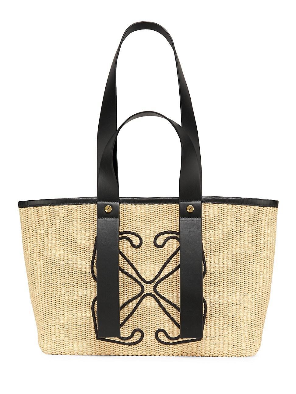 Womens Day Off Raffia Small Tote Bag Product Image