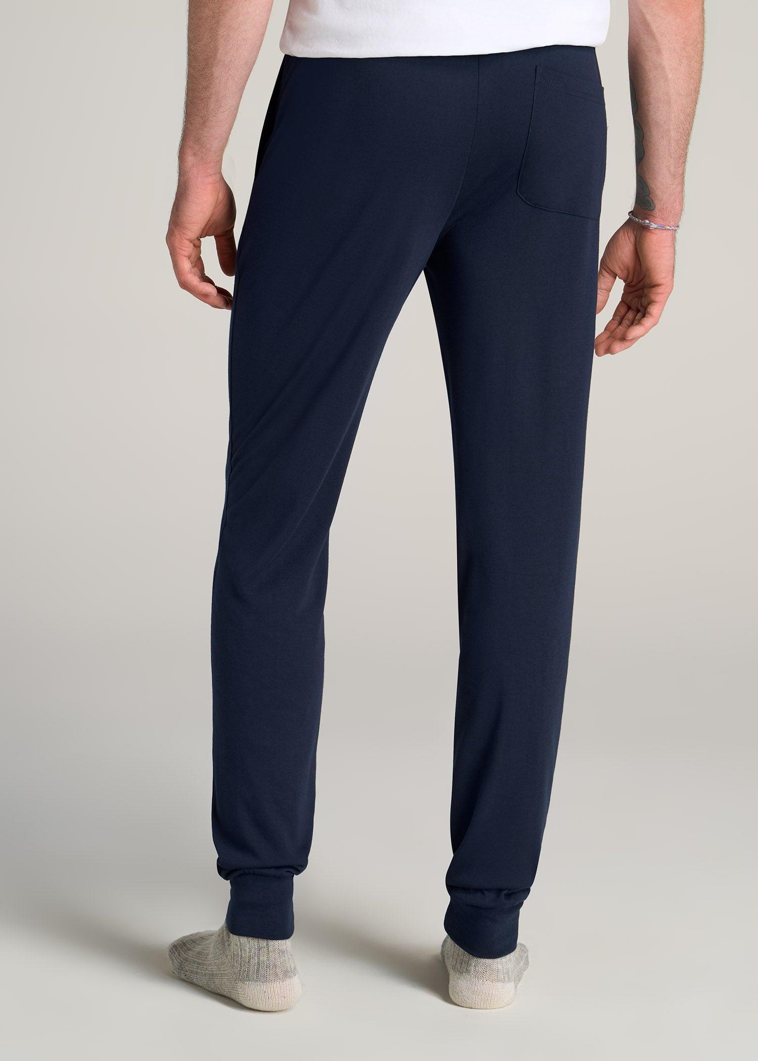 Lounge Pant Joggers for Tall Men in Navy Product Image