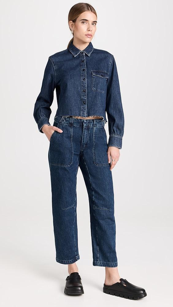 rag & bone Cropped Maxine Shirt | Shopbop Product Image