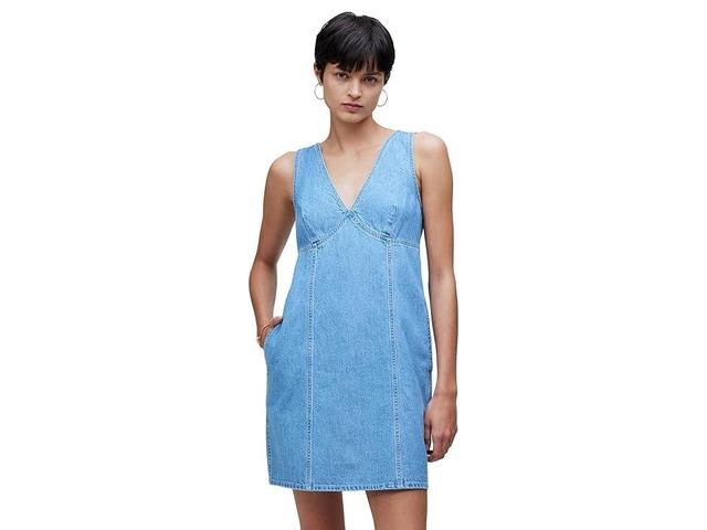 Madewell Easy Denim Mini in Miona Wash (Miona Wash) Women's Dress Product Image