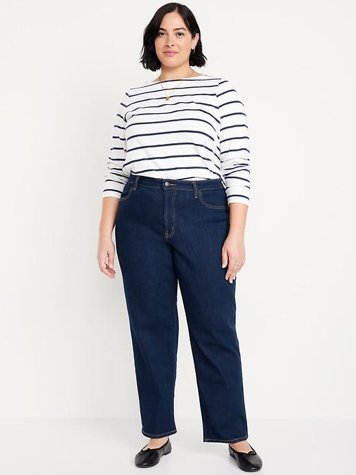 High-Waisted Wow Loose Jeans Product Image