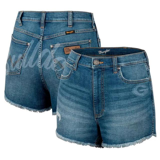 Womens Colosseum x Wrangler Georgia Bulldogs Retro High Rise Cut-Off Shorts Product Image