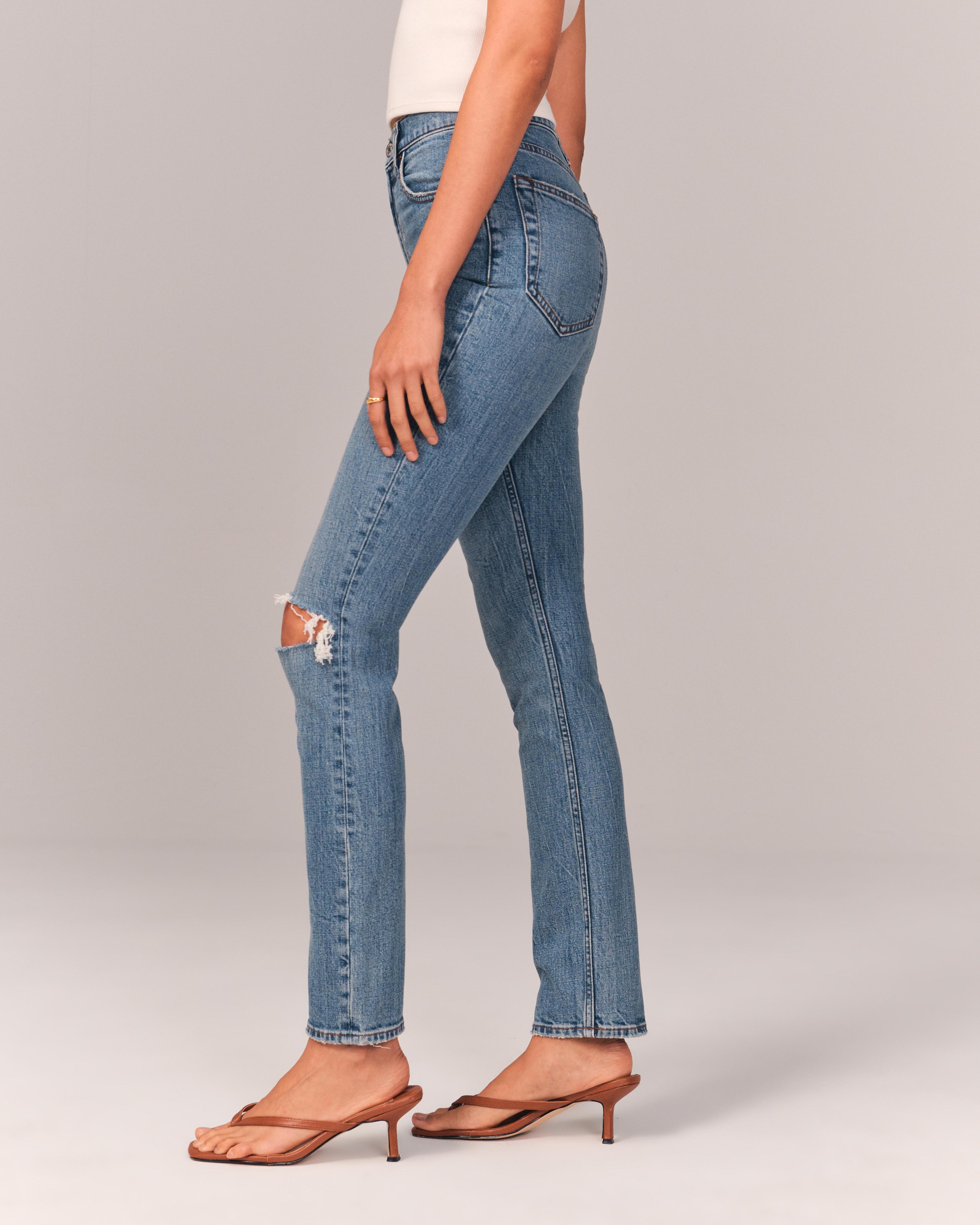 Ultra High Rise 90s Slim Straight Jean Product Image