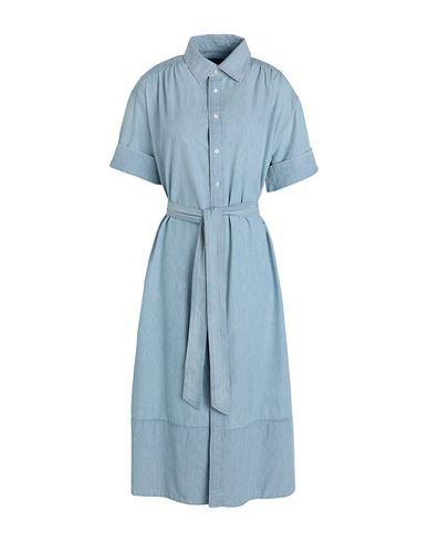 POLO RALPH LAUREN Women's Chambray Midi-shirtdress Product Image