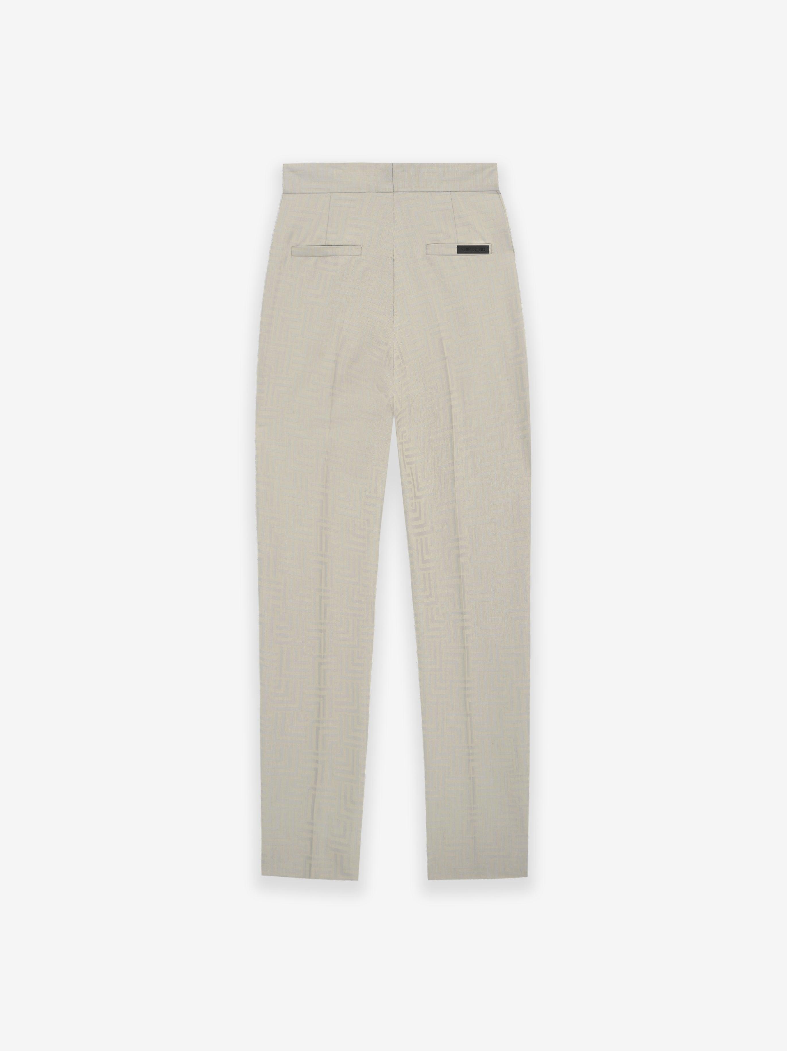 Wool Jacquard Tapered Trouser Male Product Image