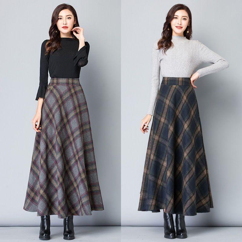 Maxi A-Line Skirt Product Image