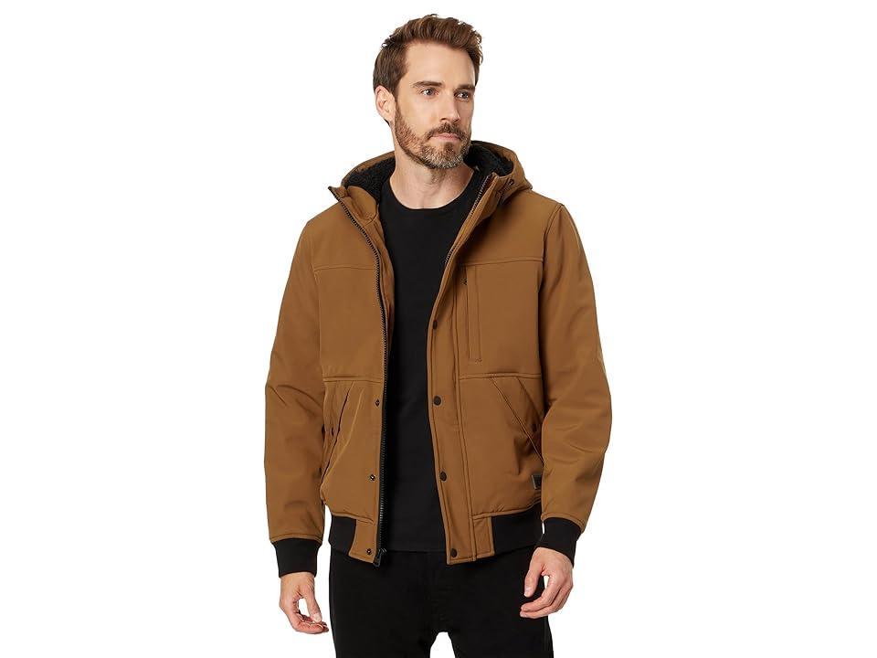 Levis Mens Soft Shell Sherpa Lined Hooded Jacket Product Image