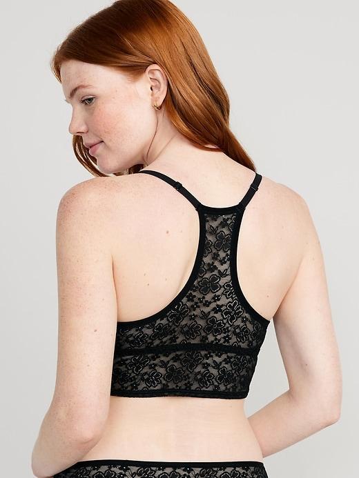 Lace Longline Racerback Bralette Product Image