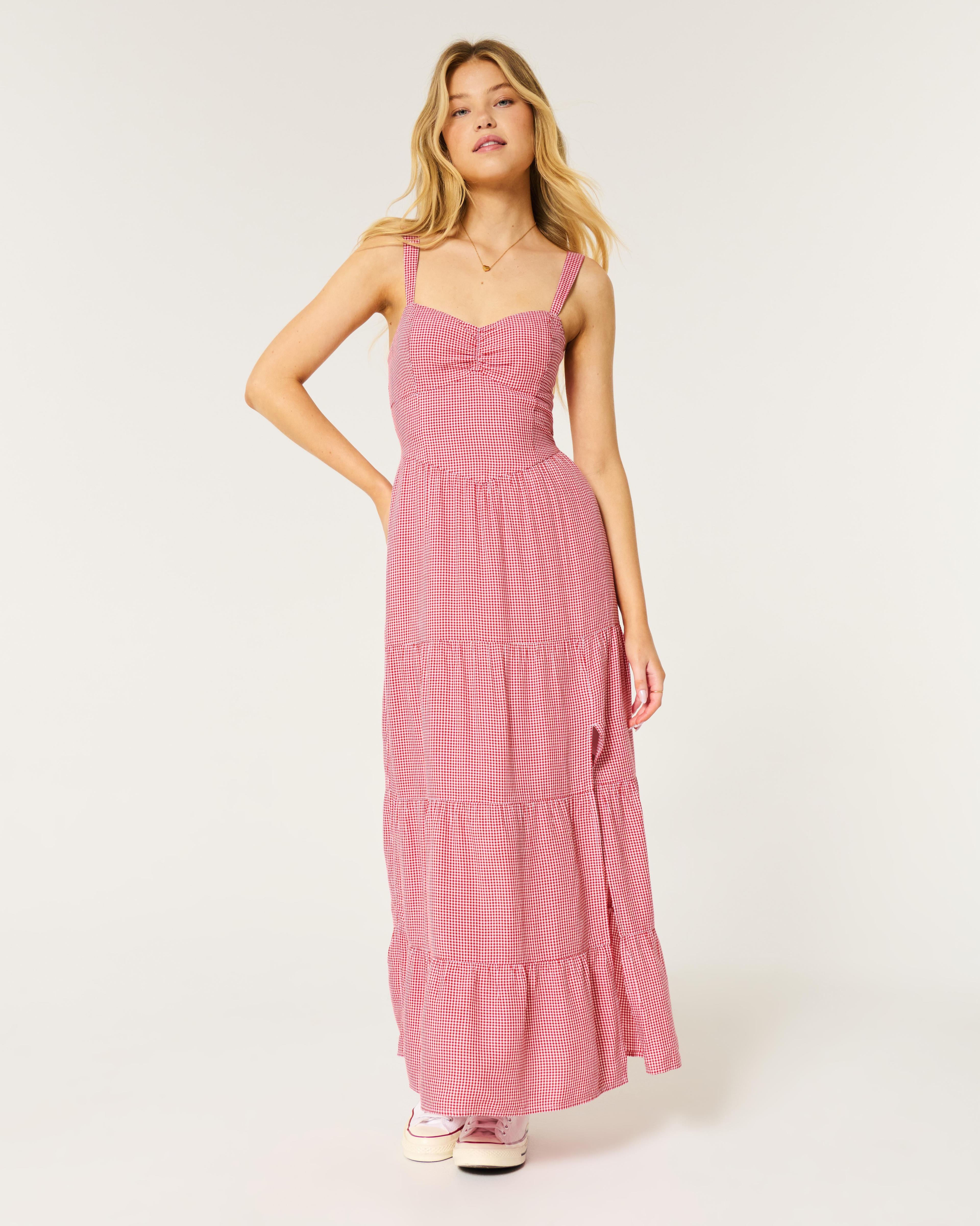 Cinch Bust Maxi Dress Product Image