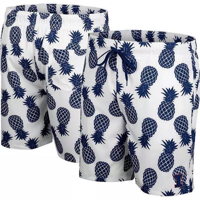 Mens Colosseum Illinois Fighting Illini Pineapples Swim Shorts Product Image