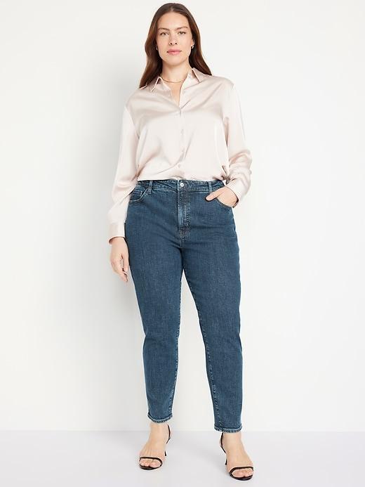 Curvy High-Waisted OG Straight Ankle Jeans Product Image