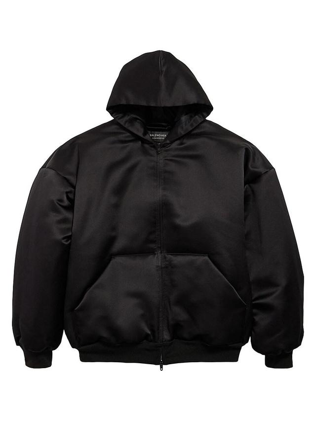 Womens Padded Zip-Up Hoodie Product Image