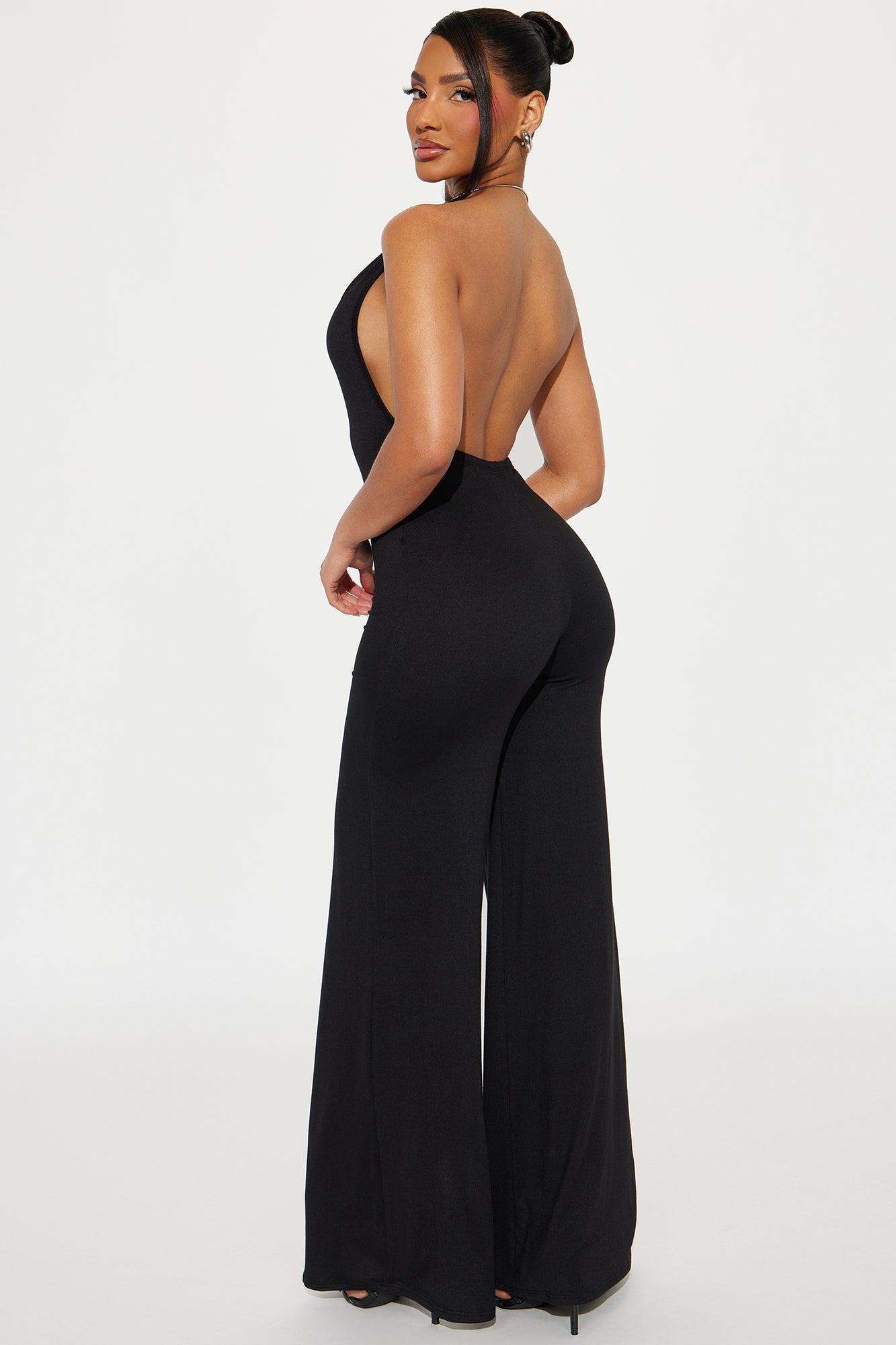 Vacay Baddie Jumpsuit - Black Product Image