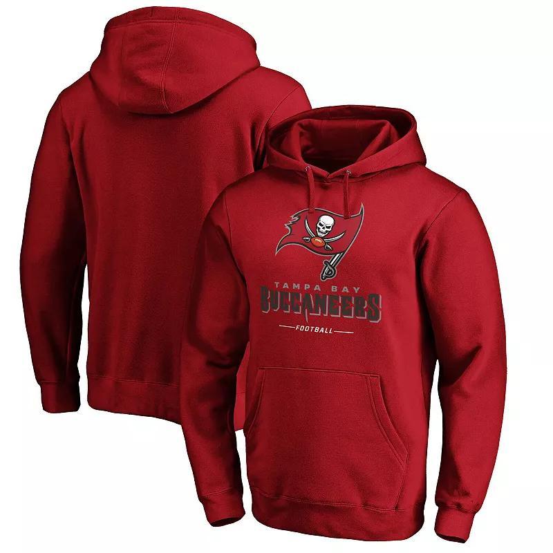 Mens Fanatics Branded Tampa Bay Buccaneers Big & Tall Team Logo Lockup Pullover Hoodie Product Image