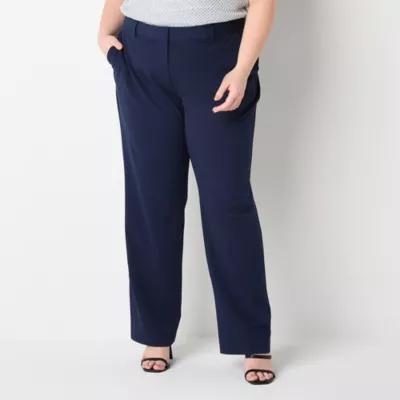 Worthington Plus Womens Modern Curvy Trouser Product Image