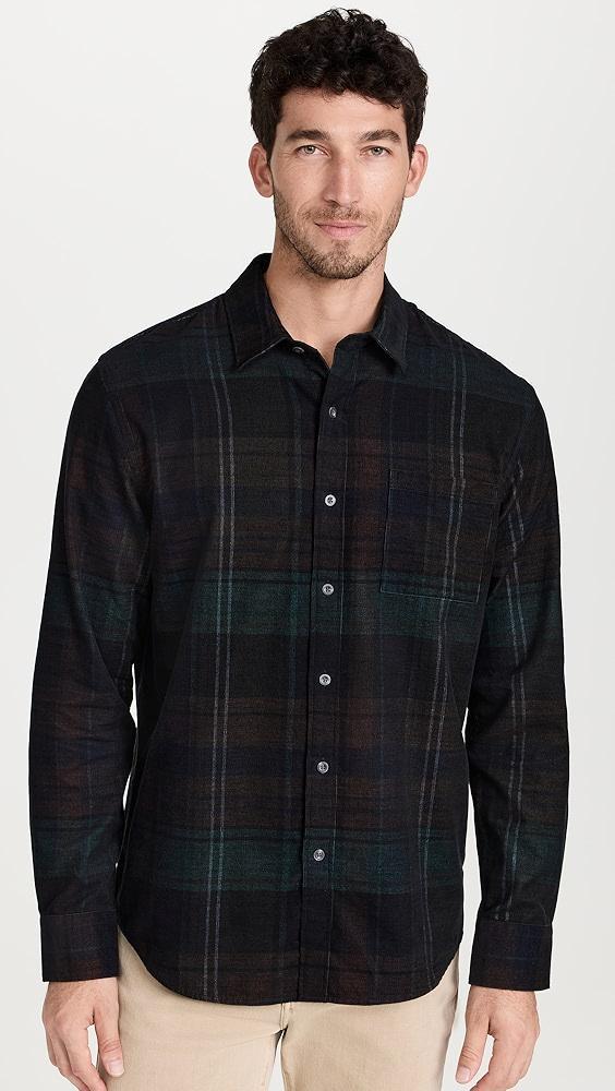 Vince Sierra Corduroy Plaid Shirt | Shopbop Product Image