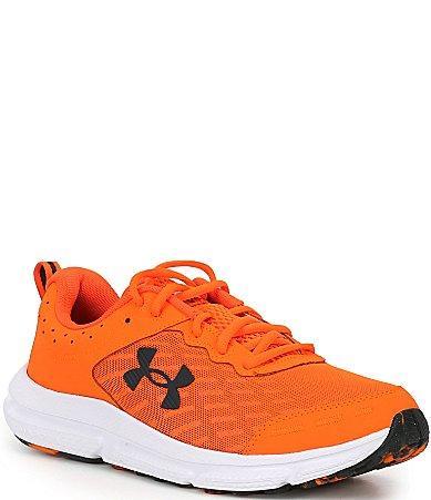 Under Armour Charged Assert 10 Mens Running Shoes Grey Green Product Image