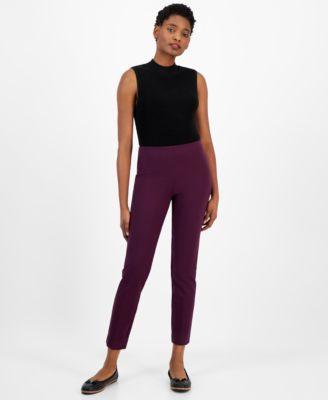 Anne Klein Womens Hollywood-Waist Pull-On Pants Product Image