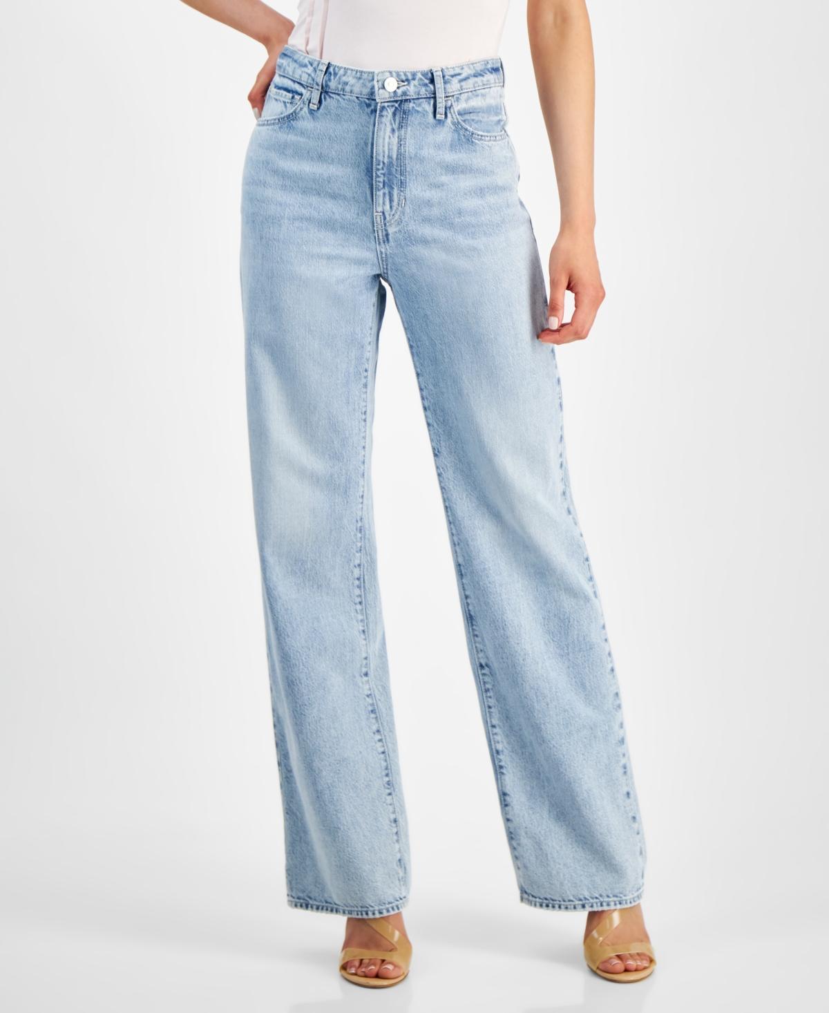 Guess Womens 90s High-Rise Straight Jeans product image