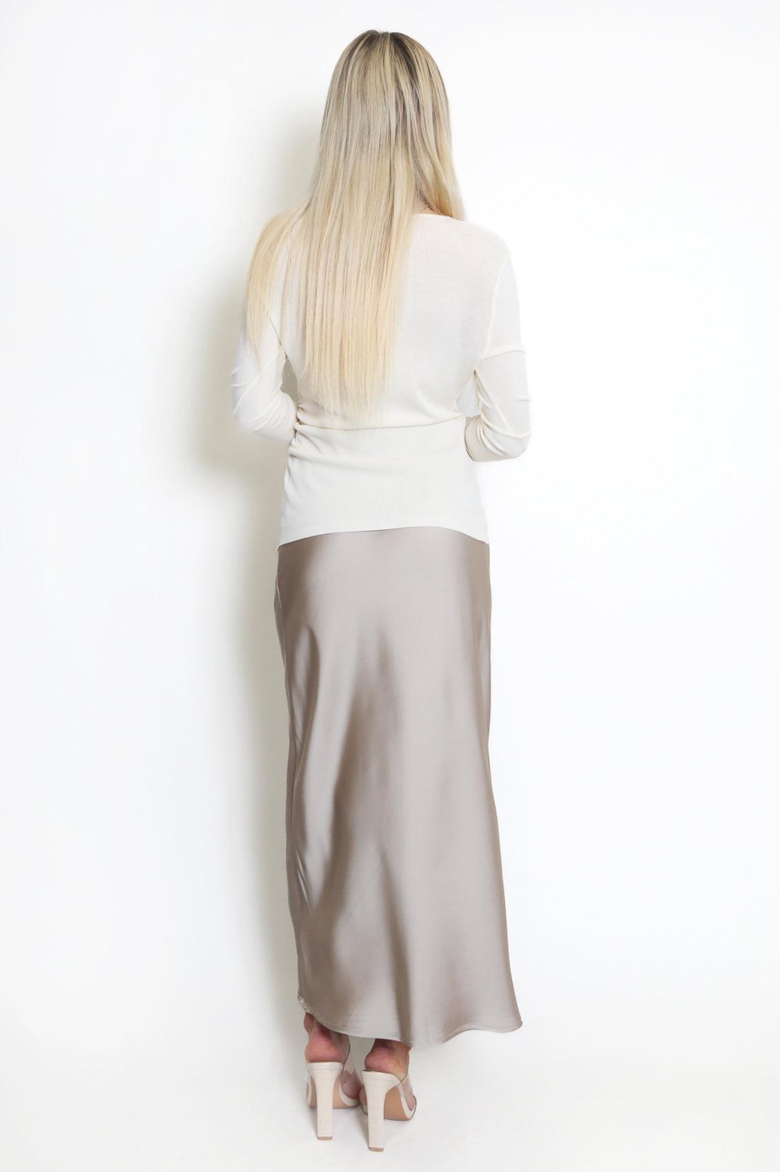 JOPLIN SATIN SKIRT Product Image