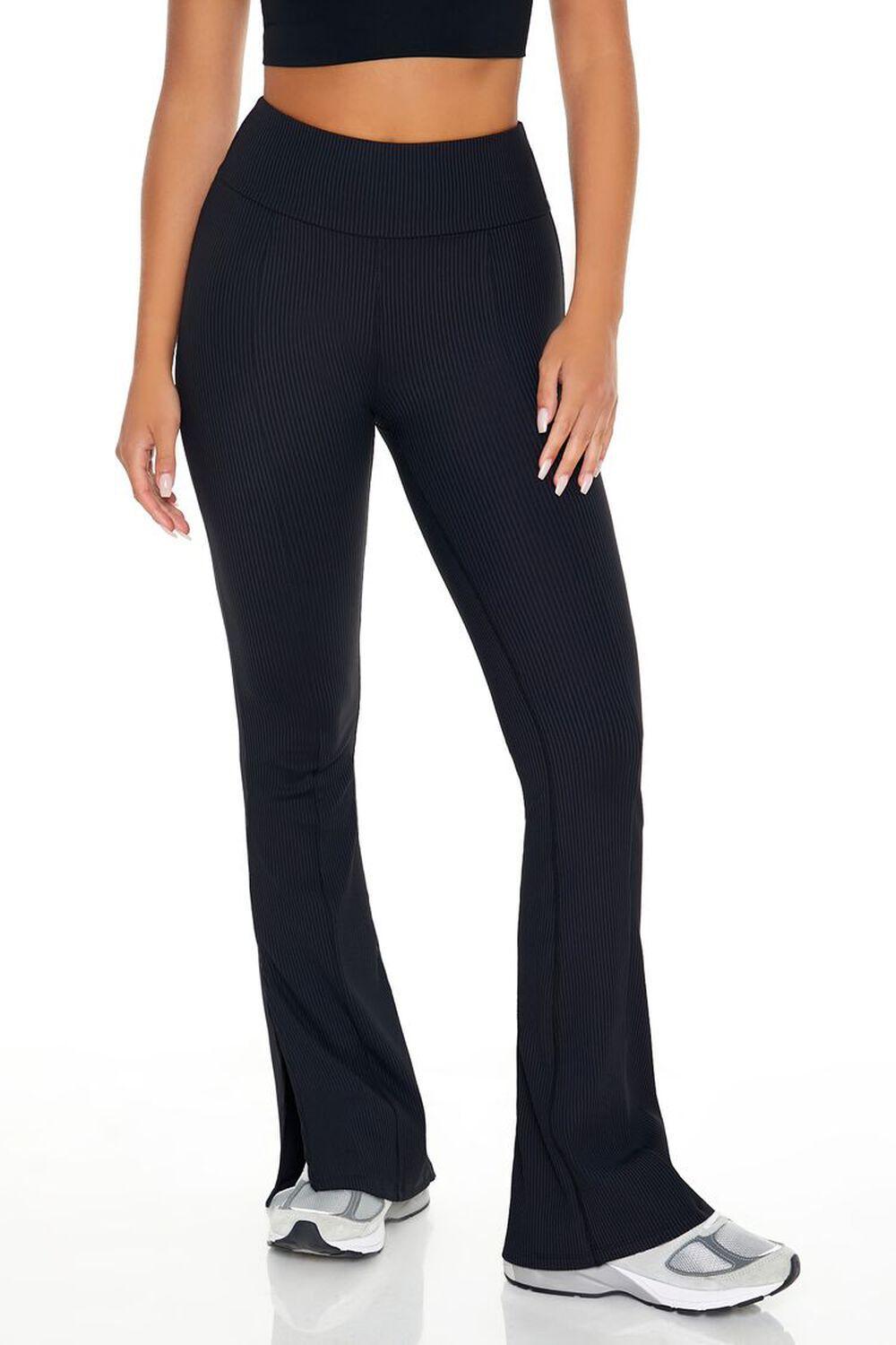 Active Split-Hem Flare Leggings | Forever 21 Product Image