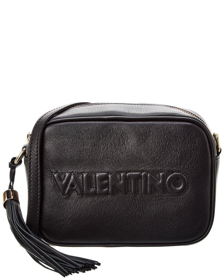 Mia Embossed Leather Crossbody In Black Product Image