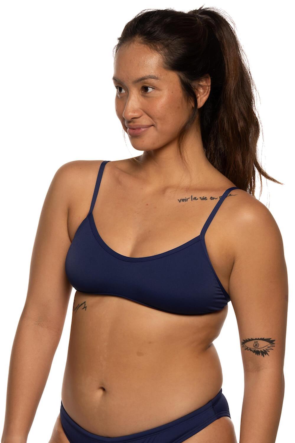 Malia Bikini Top - Navy Female Product Image