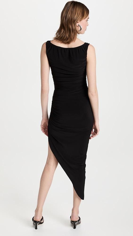 Norma Kamali Tara Side Drape Gown | Shopbop Product Image