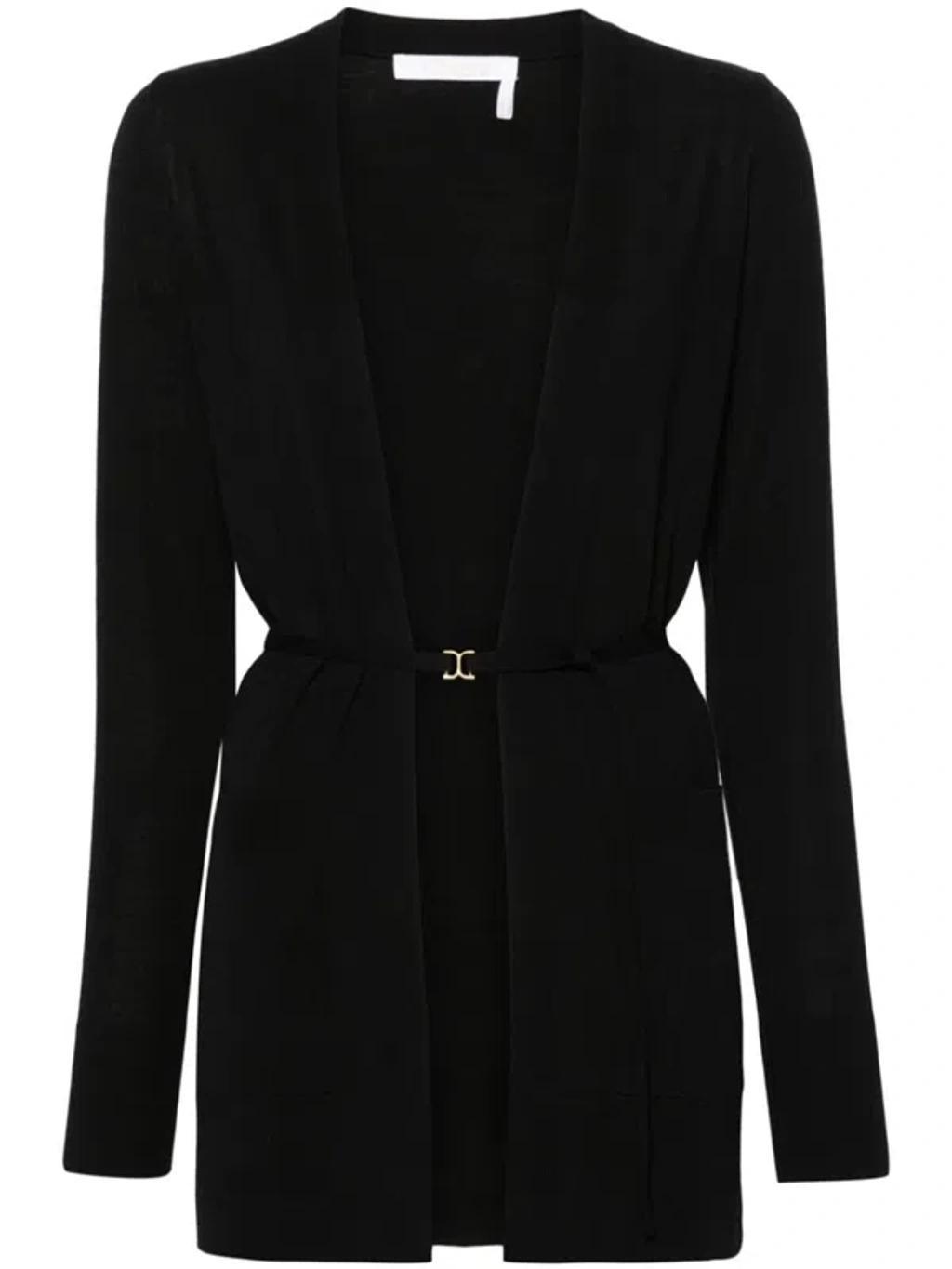 Black Wool Cardigan product image