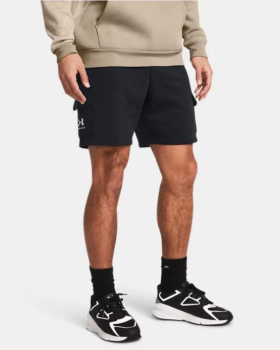 Men's UA Icon Fleece Cargo Shorts Product Image