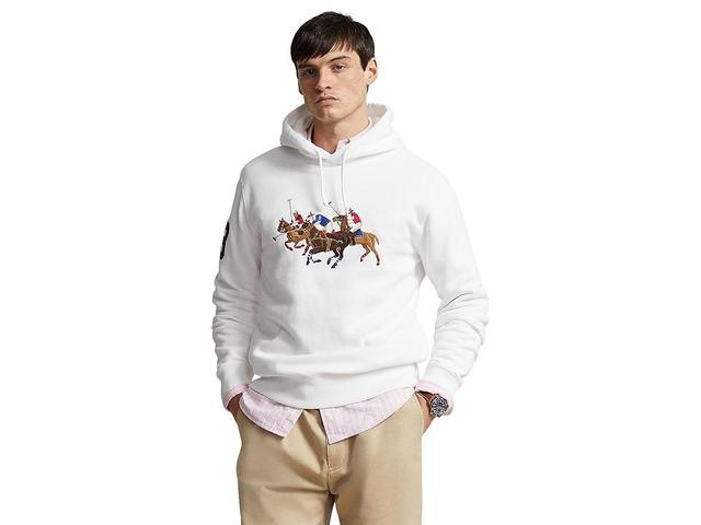 Polo Ralph Lauren Triple-Pony Fleece Hoodie Men's Sweatshirt Product Image