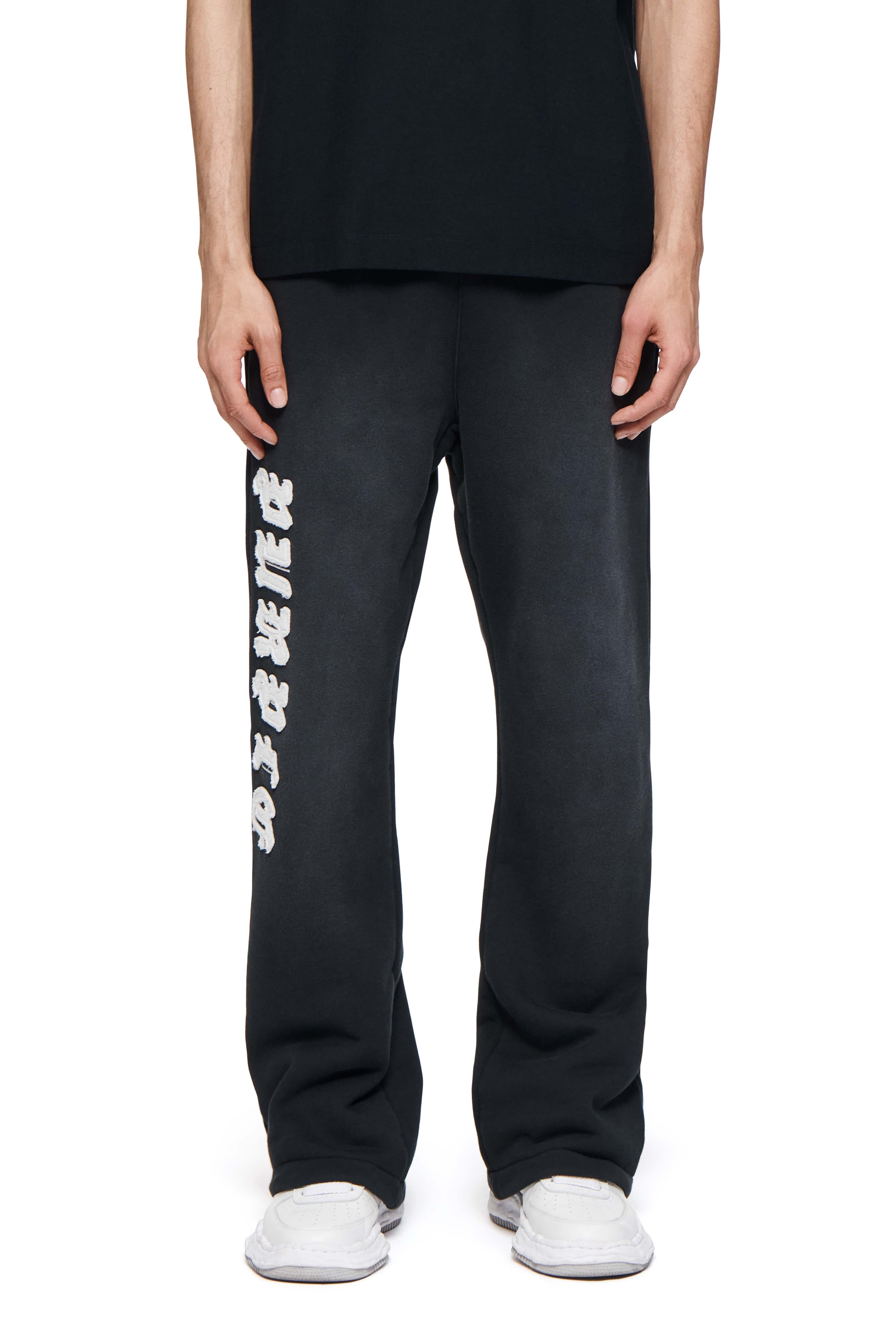 Gothic Applique Sweatpants Male Product Image