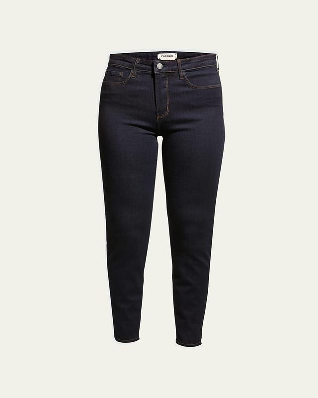 LAgence Margot High-Rise Skinny Jeans in Light Vintage Product Image