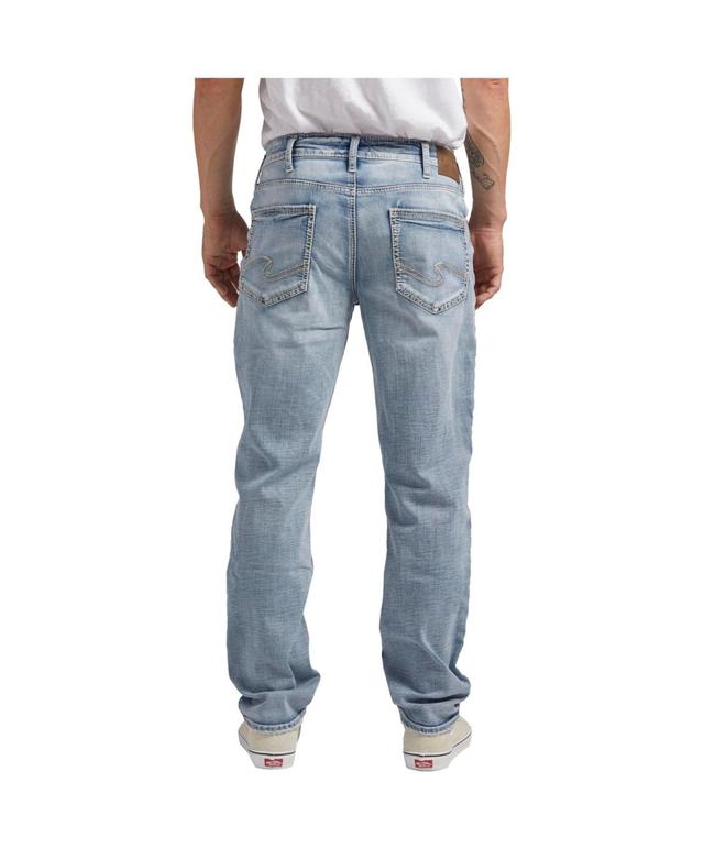 Silver Jeans Men's Eddie Relaxed Fit Tapered Leg Jean Blue Pants 34-32 - Gender: male Product Image