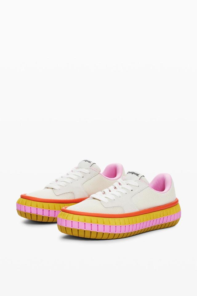 Desigual Womens Multicolor sole sneaker Product Image