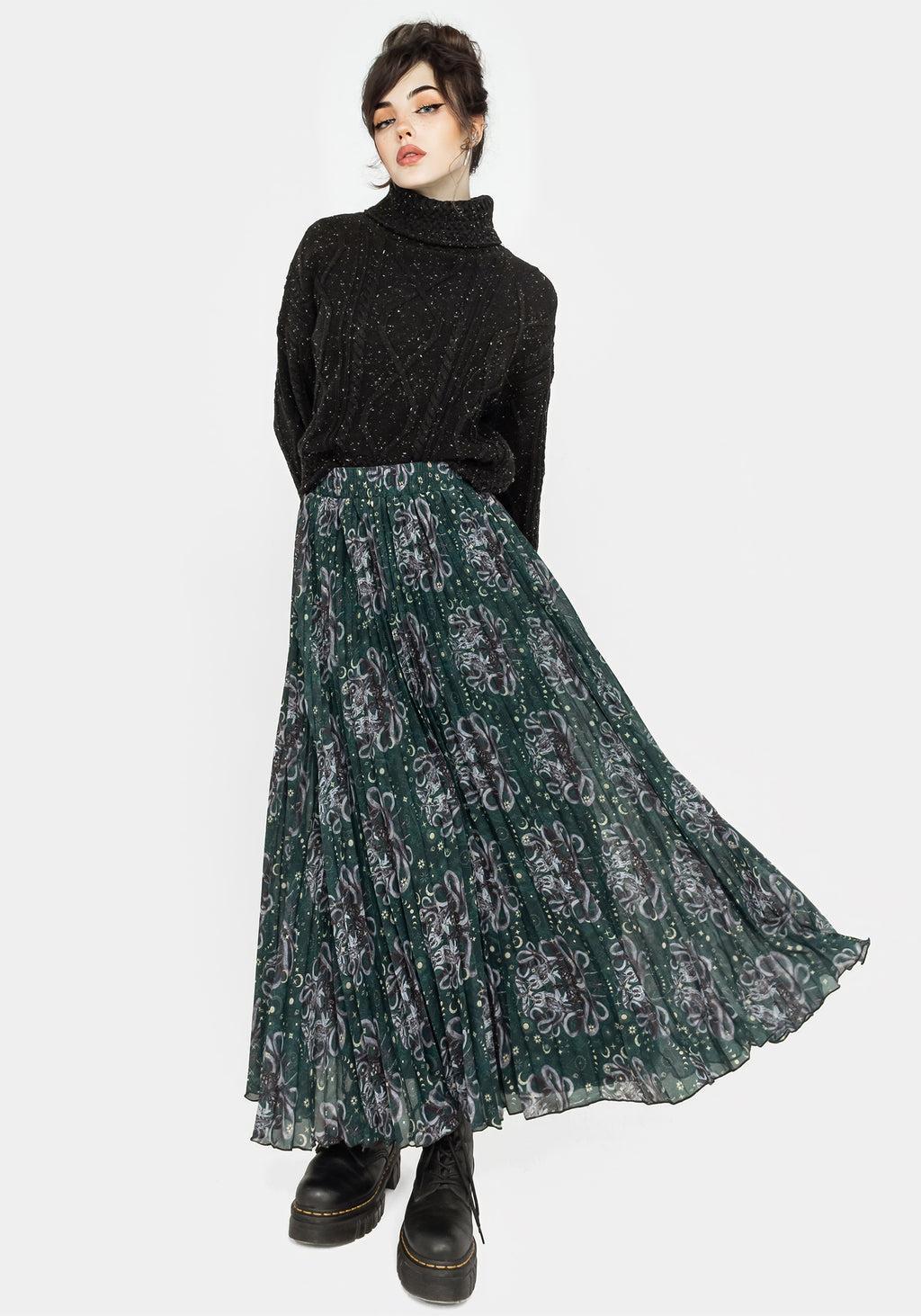 Cailleach Pleated Maxi Skirt product image