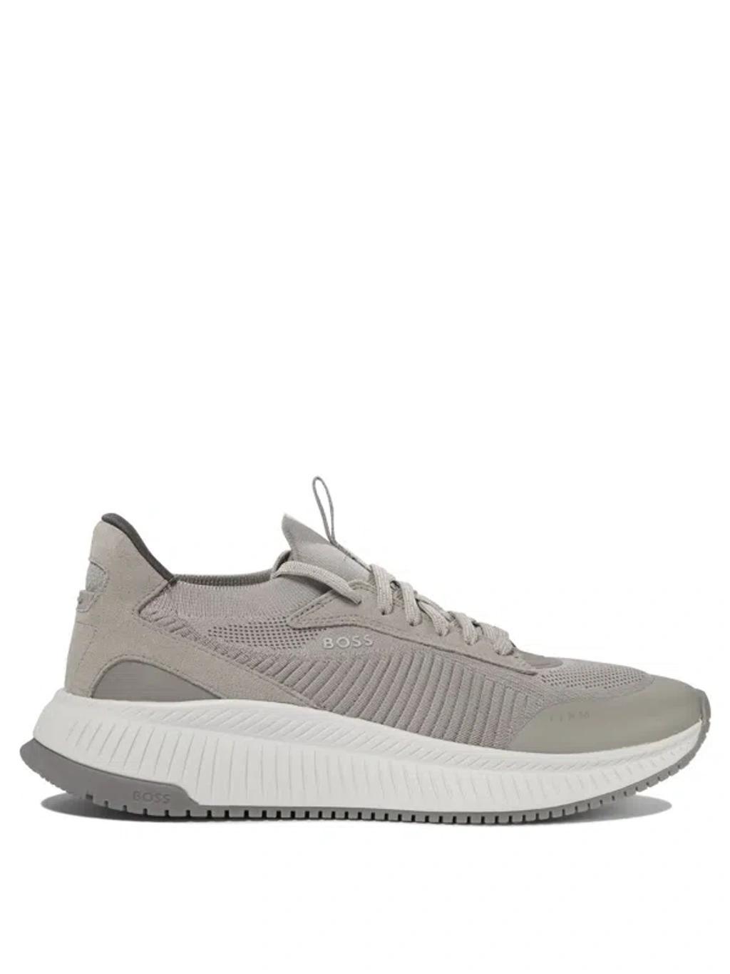 HUGO BOSS Slon Sneakers & Slip-on In Grey Product Image