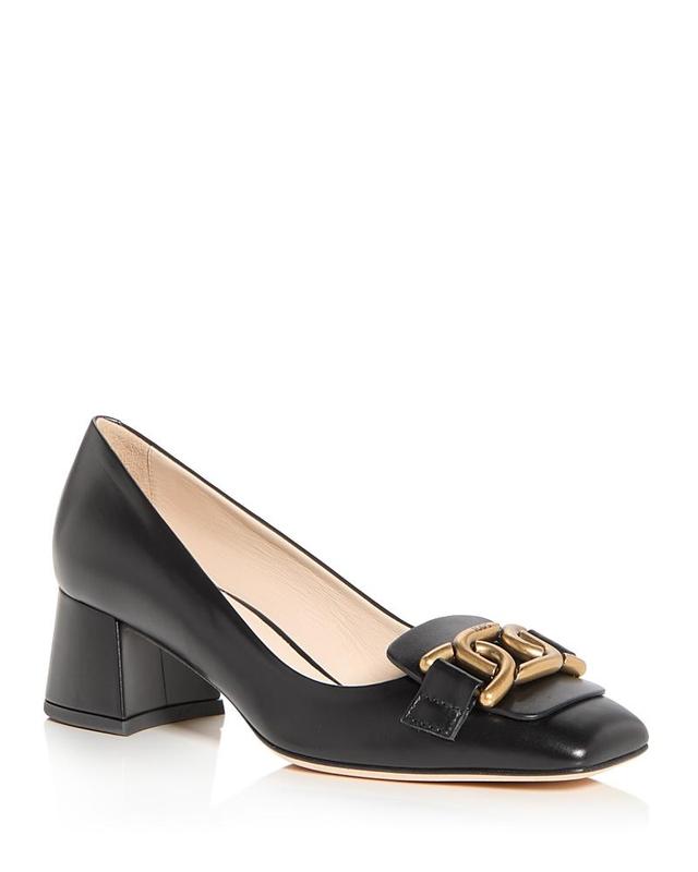 Tods Womens Kate Block Heel Pumps Product Image