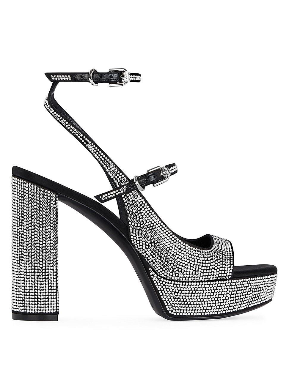 Womens Voyou Platform Sandals In Strass Product Image