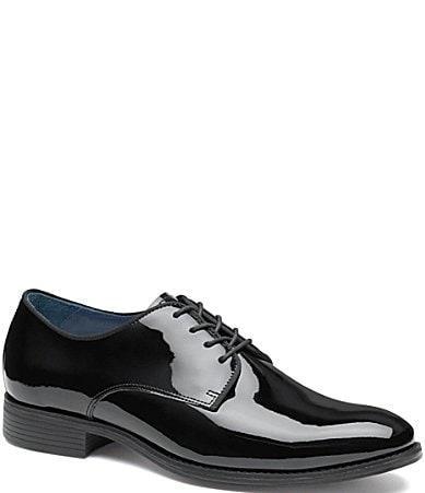 Johnston  Murphy Mens Lewis Patent Leather Plain Toe Oxfords Product Image