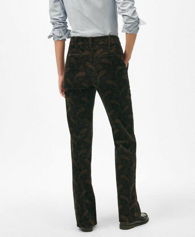 Trousers in Paisley Corduroy Product Image